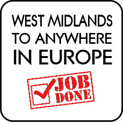 West midlands to anywhere in Europe.